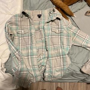 Patagonia Fjord Flannel in Mint